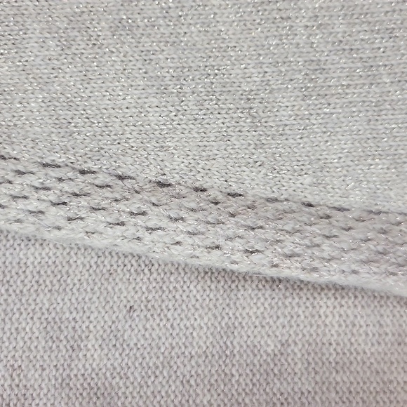 MARINA LUNA Tan Gold Angora Wool Twinkle Open Weave Cardigan - XL - Picture 6 of 11